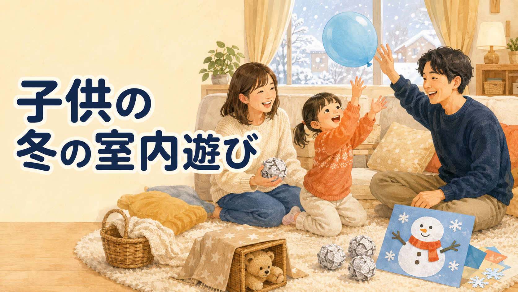 子供の冬の室内遊び6選｜4歳が夢中になった遊びを比較｜4歳の子供が夢中になった冬の室内遊びランキングの解説画像2